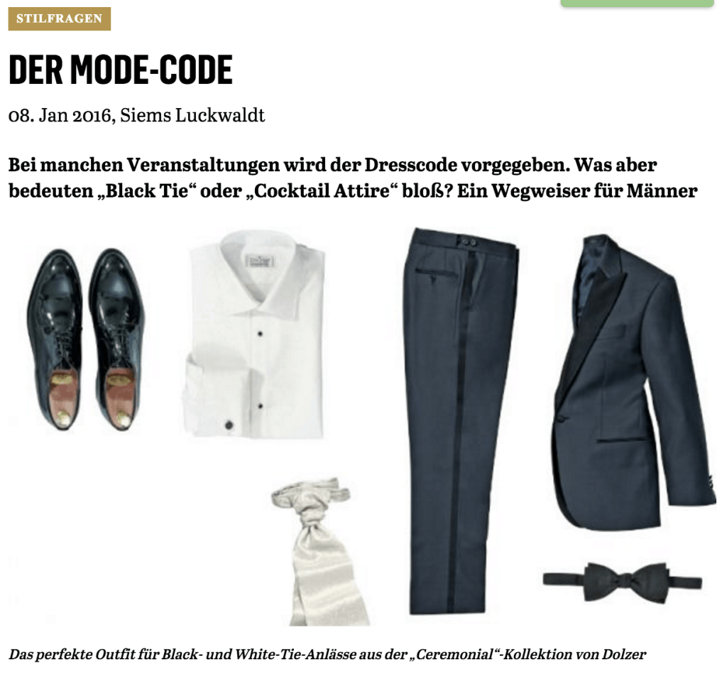 Der Mode-Code (für Capital.de)