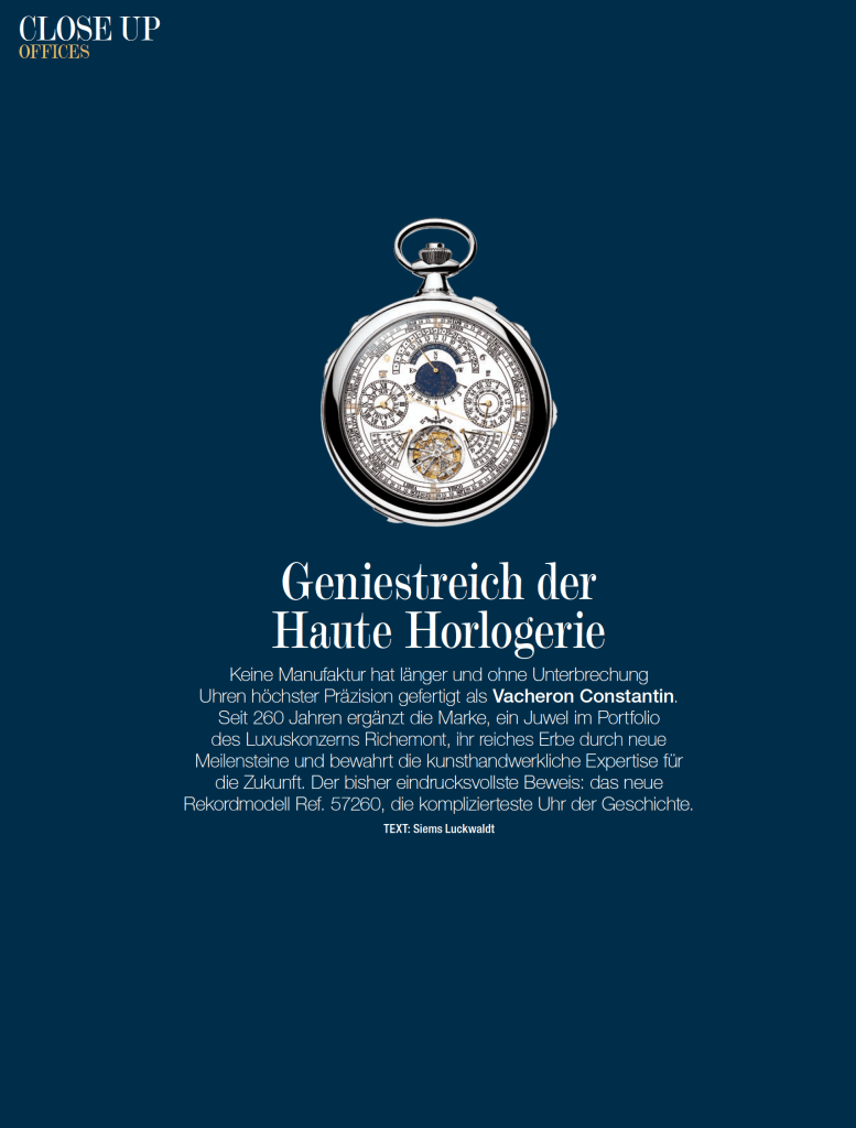 Geniestreich der Haute Horlogerie (für Grund Genug)