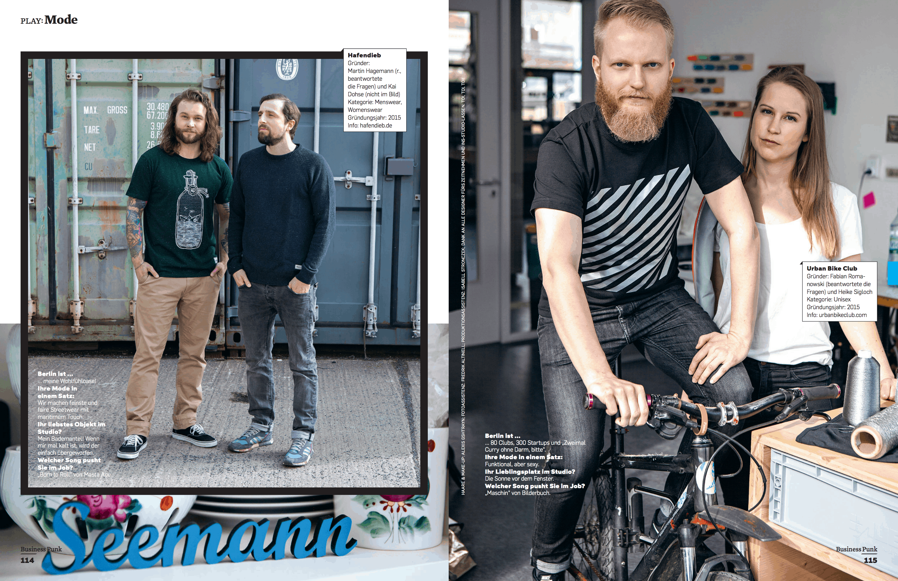 Berlin als Mode-Sprungbrett (für Business Punk)