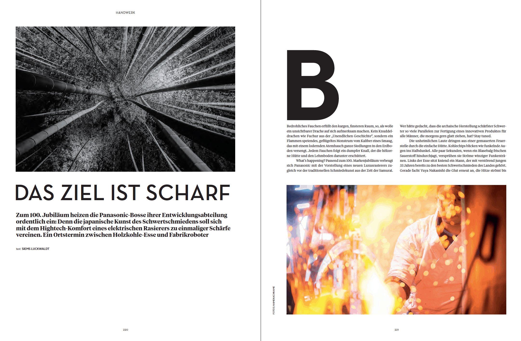 Das Ziel ist scharf (für L'Officiel Hommes)