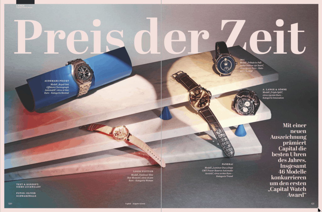 Preis der Zeit: 1. Capital Watch Award – Die Nominierten