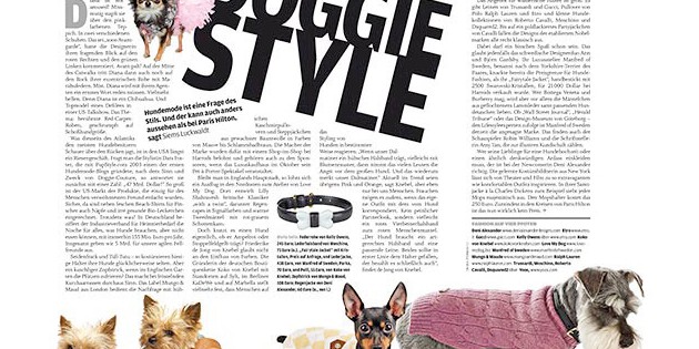 Doggie Style: Hunde-Mode (für how to spend it)