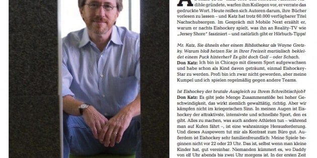 Interview mit Donald Katz, Gründer von Audible (für Mobile Next)