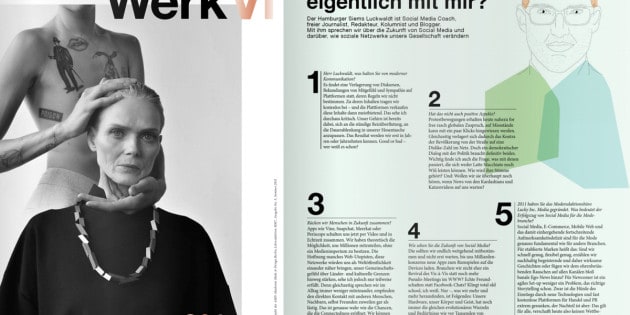 „Zukunft von Social Media“ (im Magazin Werk6 der AMD)