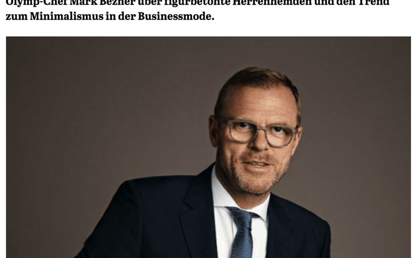 Was Mann trägt: Mark Bezner, Olymp (für Capital.de)