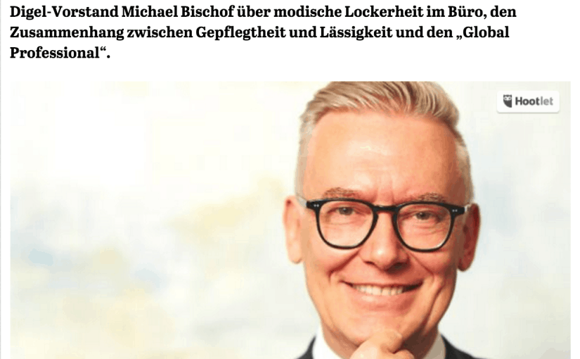Was Mann trägt: Michael Bischof, Digel (für Capital.de)