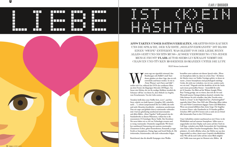 Liebe ist (k)ein Hashtag (für Flair)