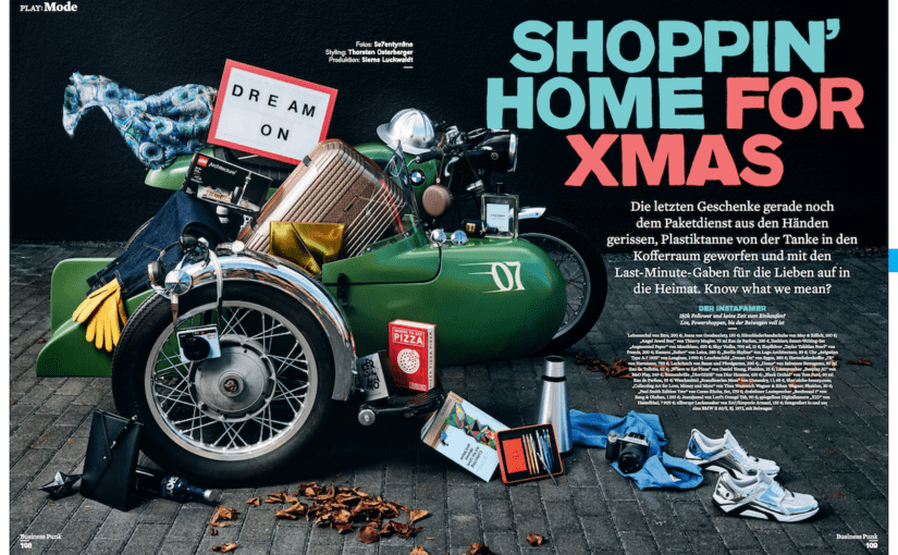 Shoppin‘ Home for Xmas (für Business Punk)