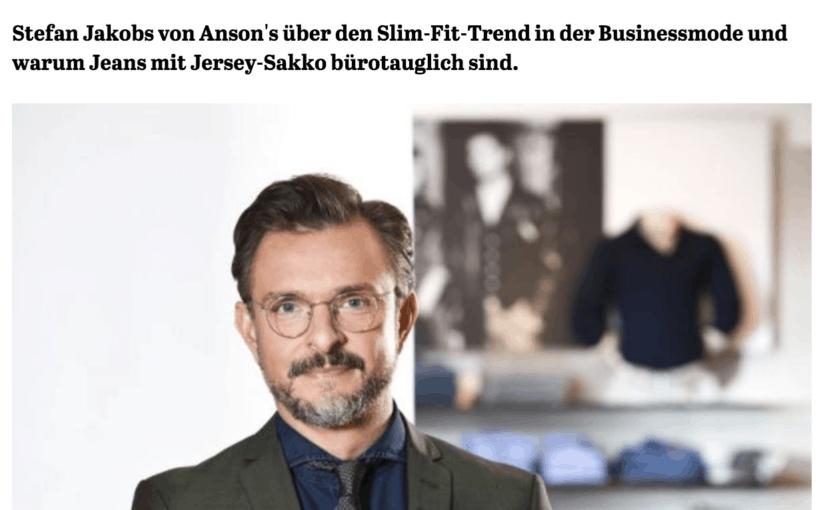 Was Mann trägt: Stefan Jakobs, Anson’s (für Capital.de)