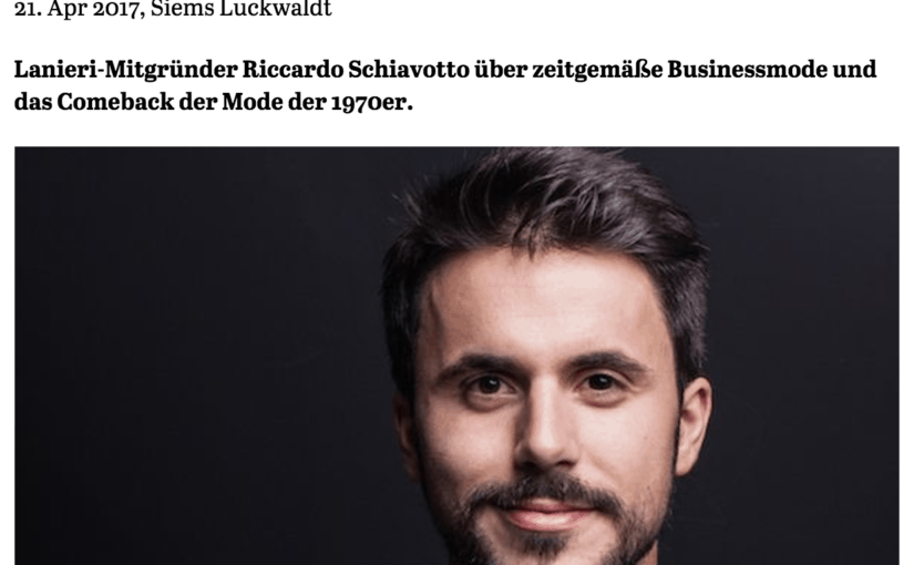 Was Mann trägt: Riccardo Schiavotto, Lanieri (für Capital.de)