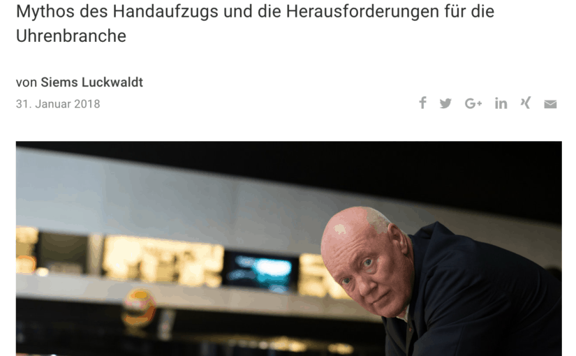 Zeitfragen: Jean-Claude Biver, TAG Heuer (für Capital.de)