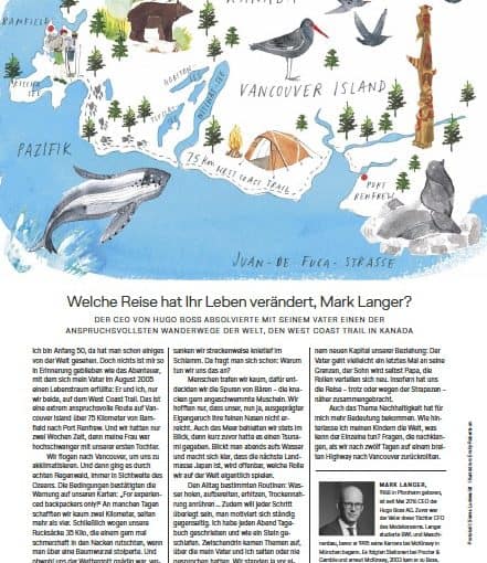 Reise meines Lebens: Mark Langer, Hugo Boss (für Lufthansa Exclusive)