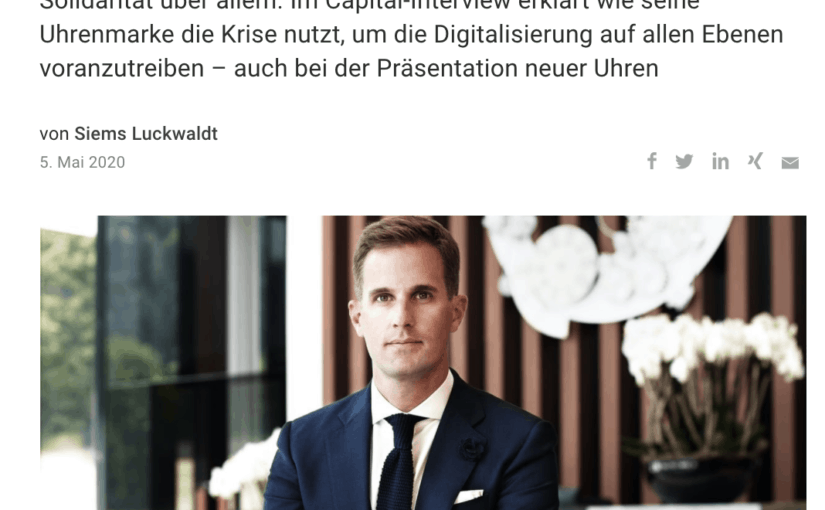 Interview: Christoph Grainger-Herr, IWC (für Capital.de)