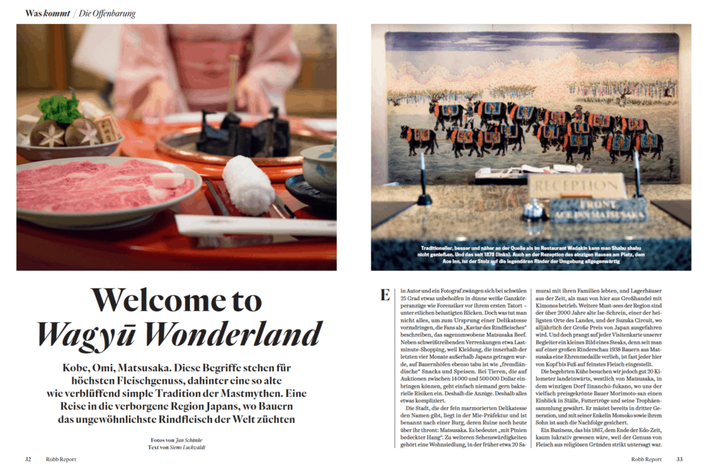 Welcome to Wagyū Wonderland (für Robb Report)