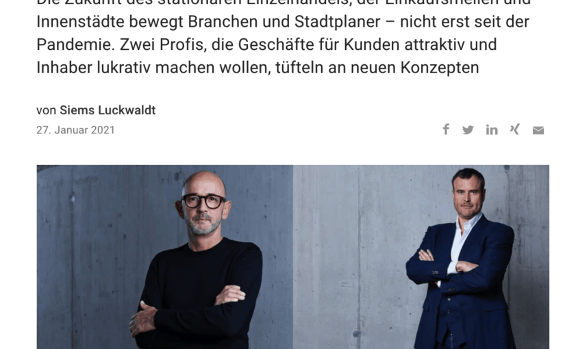 Interview: Bernhard Heiden & Bernhard Schweitzer, Interstore (für Capital.de)