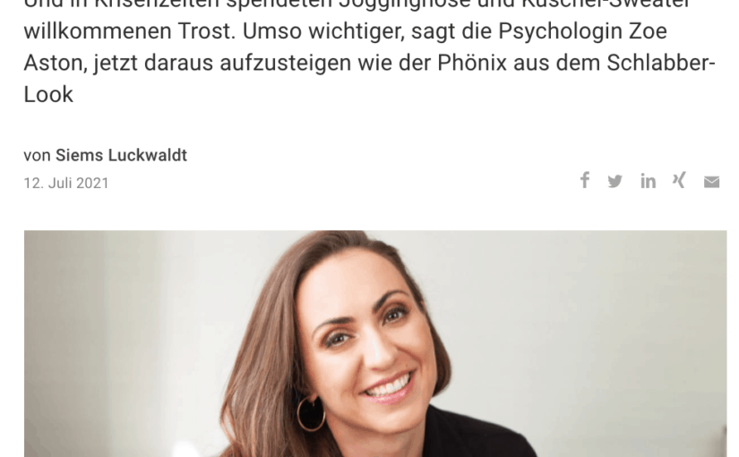 Interview: Eine Psychologin übers Ausmisten des Lockdown-Looks (für Capital.de)