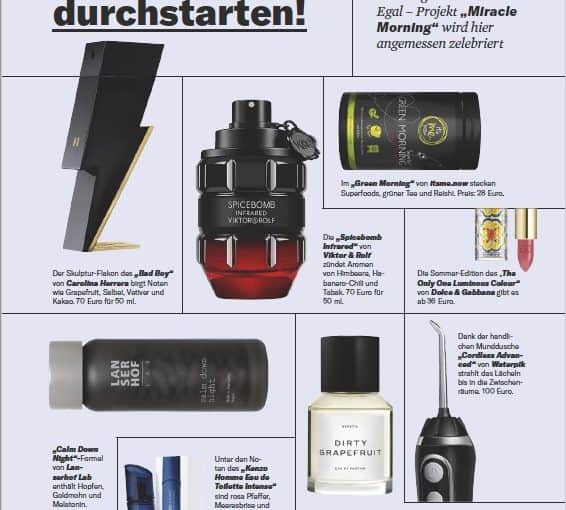 Beauty: Morgenroutine (für Business Punk)