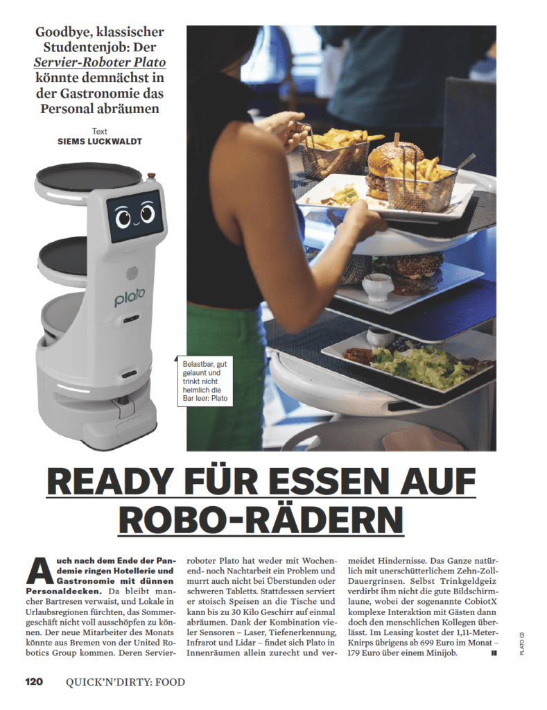 Service-Roboter Plato (für Business Punk)