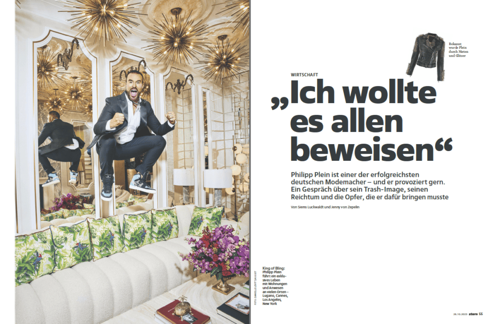 Interview: Philipp Plein (für Stern)