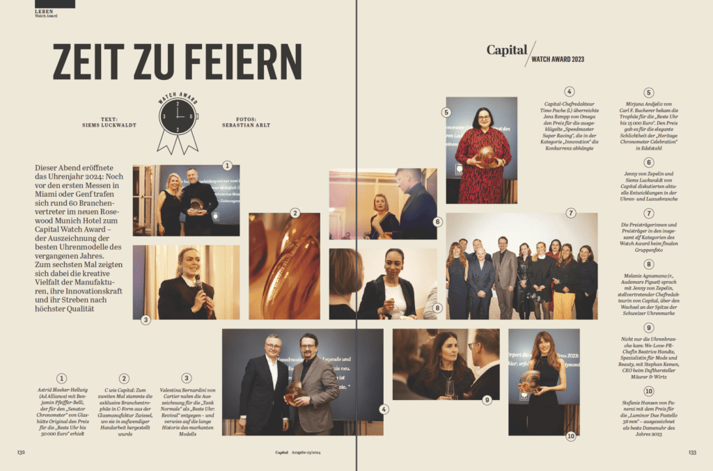 Capital Watch Award 2023: Zeit zu feiern (für Capital)