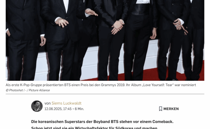 BTS: Das Milliardenbusiness der K-Pop-Stars (für Capital.de)