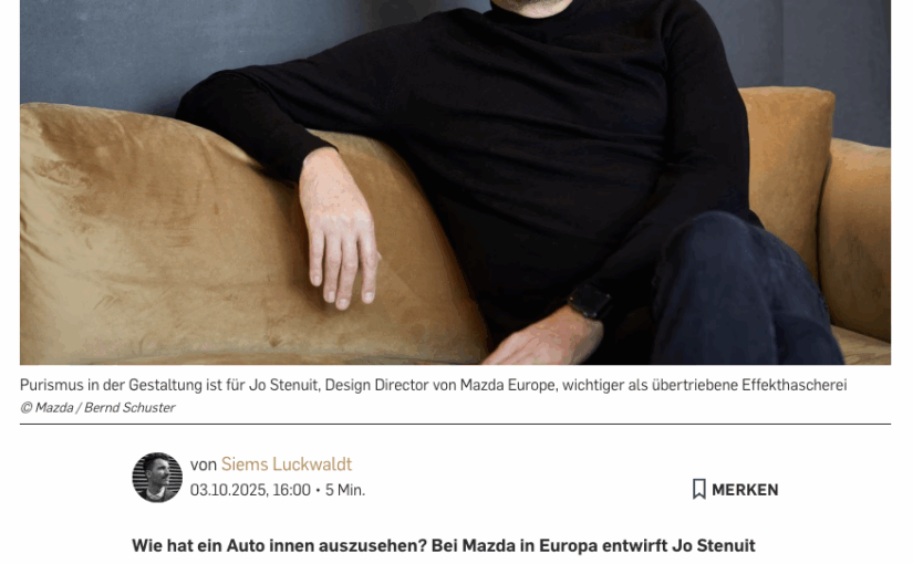 Interview: Jo Stenuit, Mazda Europe (für Capital.de)
