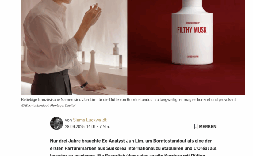Interview: Jun Lim, Borntostandout (für Capital.de)