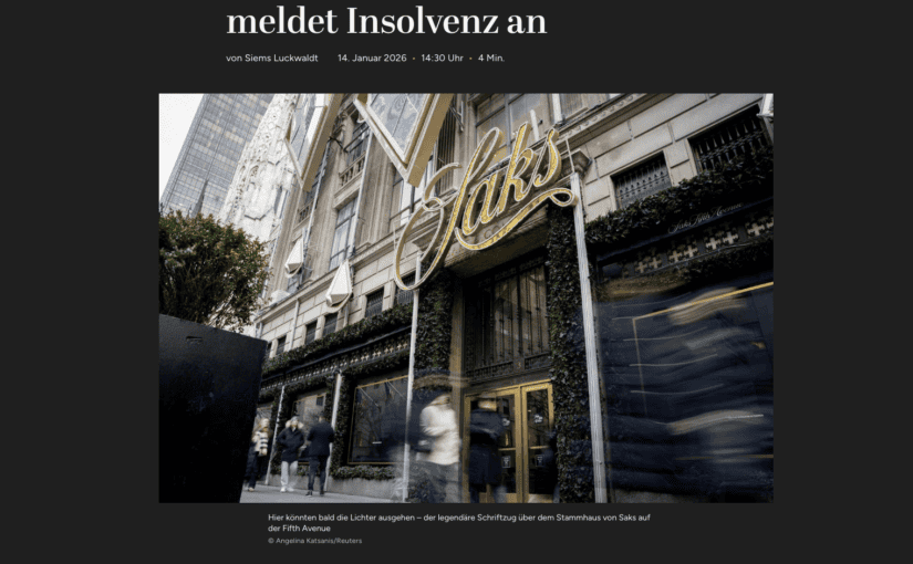 Insolvenz von Saks Global (für Capital.de)
