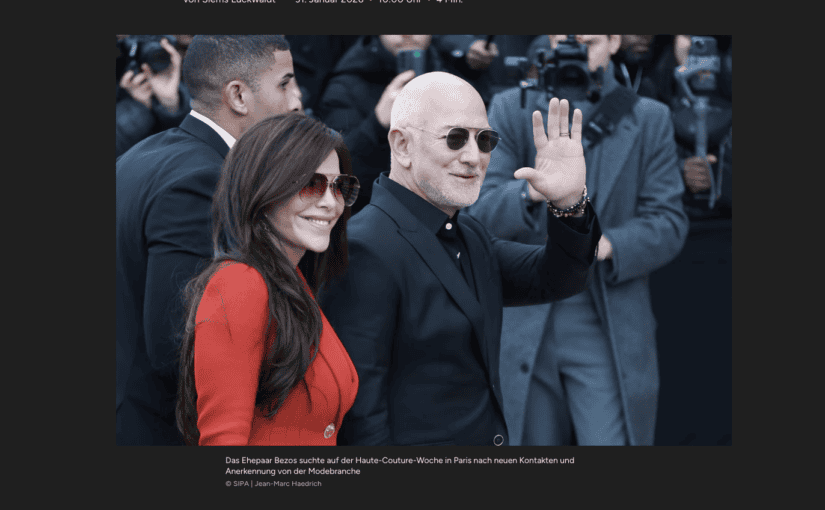 Wintour, Bezos: Geld gegen Glanz (für Capital.de)