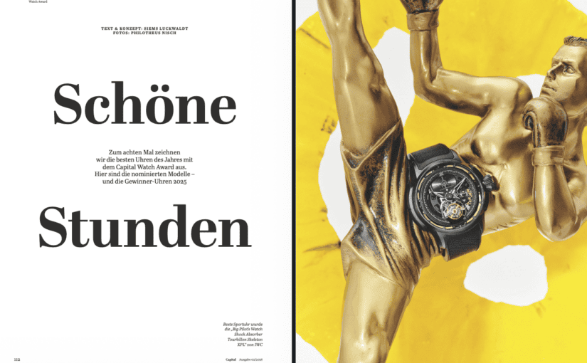 Schöne Stunden: Capital Watch Award 2025 (für Capital.de)